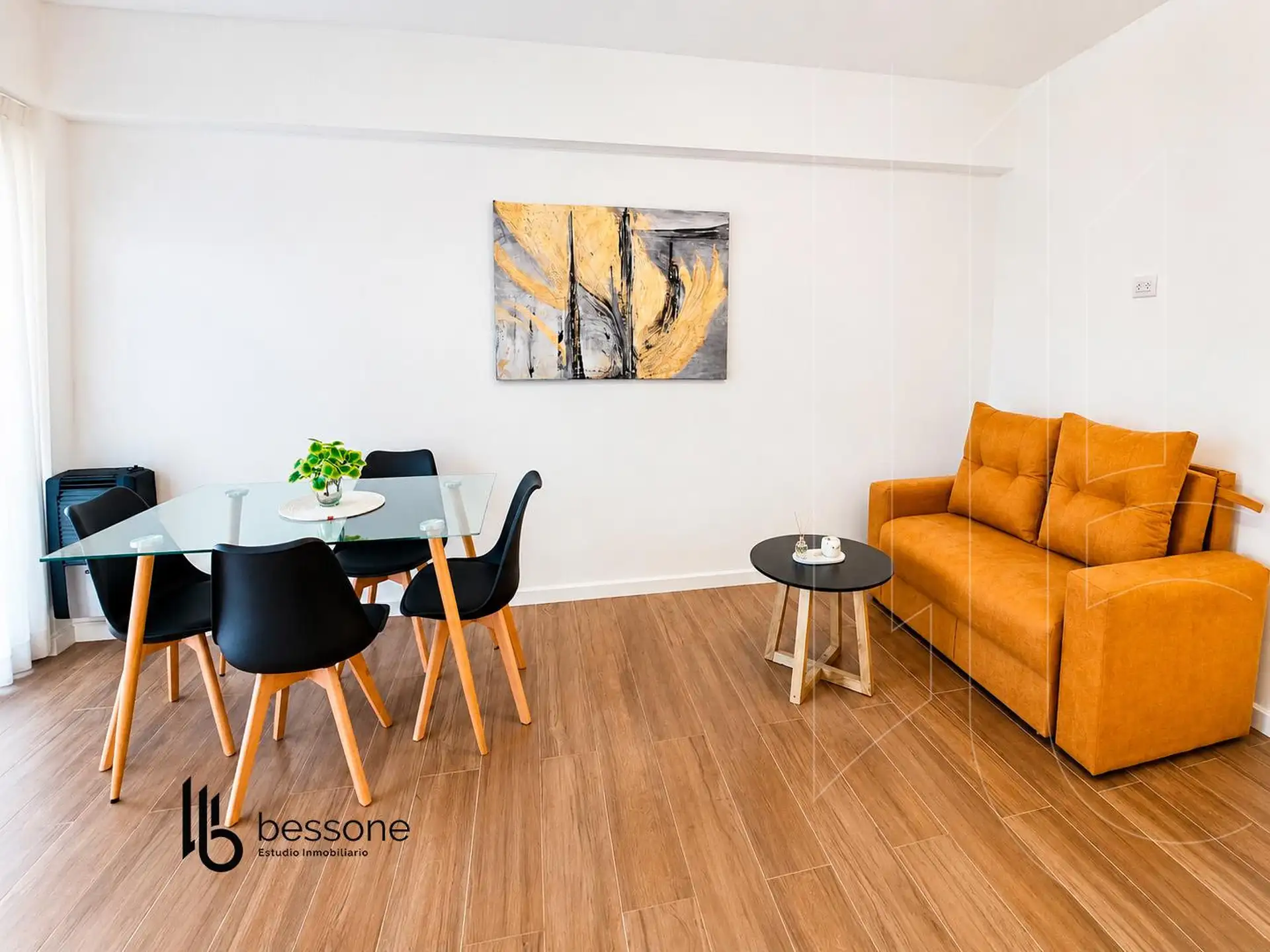 Depto 2 amb, 36m² con balcón y parrilla — Plaza Colon