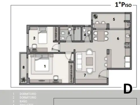 Departamento en Venta en Merlo, USD 13.000