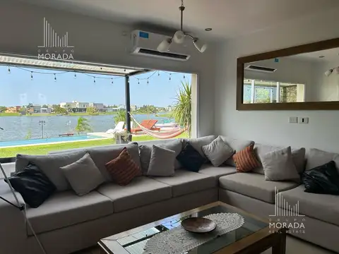 Casa en venta 5 ambientes a la laguna  Barrio Cerrado San Sebastian Pilar Area 10 escriturable