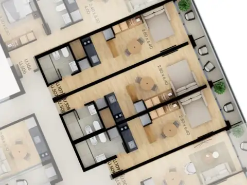 Venta Apto Monoambiente con balcón, La Blanqueada