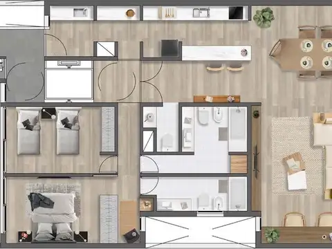 39 e/ 15 y 16 Piso 2 Dto B