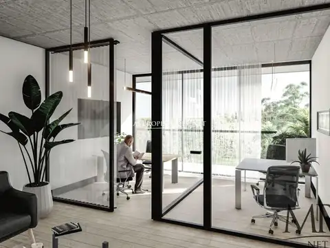 Oficina Monoambiente con 1 baño