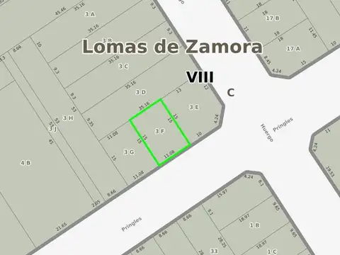 Coronel Pringles e/ Ingeniero Luis Huergo y Scalabrini Ortiz