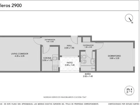 Depto Tipo Casa en Venta de 2 ambientes