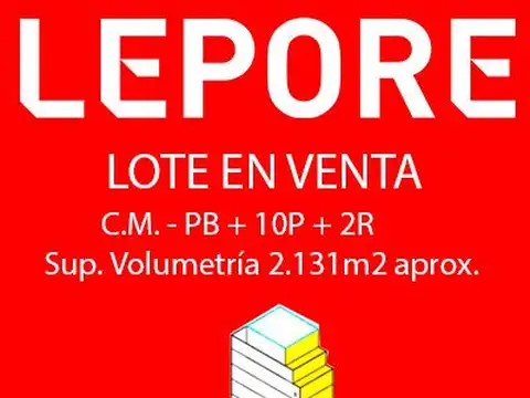 Lote en Villa Crespo