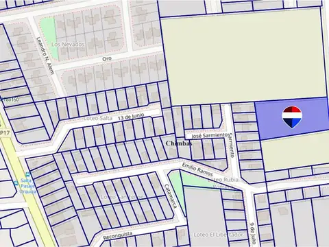 Terreno 3300m2 .apto industrial/comercial. chimbas