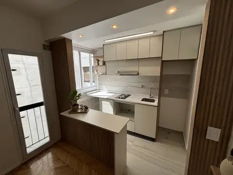 Departamento en Alquiler Las Cañitas 2 ambientes renovado - Apto Profesional