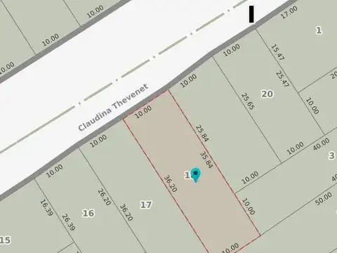 Terreno en Venta de 359,0 m2