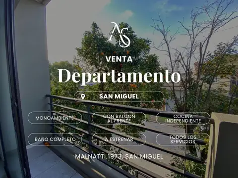 Departamento en Venta en San Miguel, Partido de San Miguel