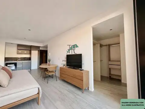 MONOAMBIENTE DE CATEGORÍA - VESTIDOR - BAULERA - LUMINOSO