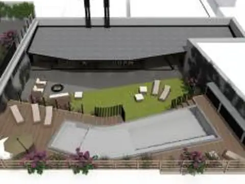 Departamento 3 ambientes con 2 baños