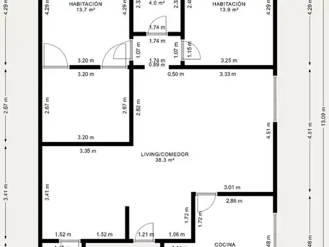 Departamento en Venta al Norte