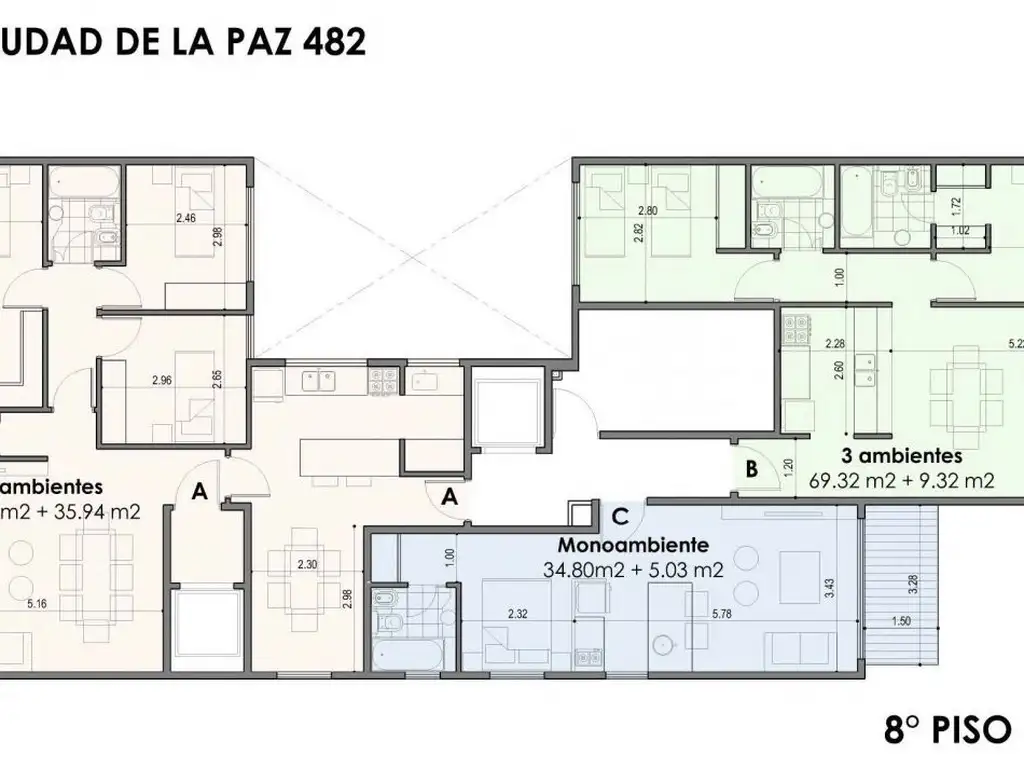 COLEGIALES | 1, 3 y 4 ambientes. Terraza con parri - Foto 19