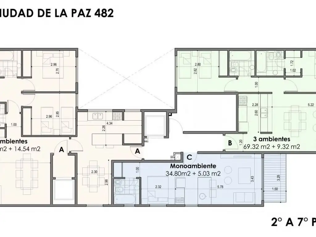 COLEGIALES | 1, 3 y 4 ambientes. Terraza con parri - Foto 18