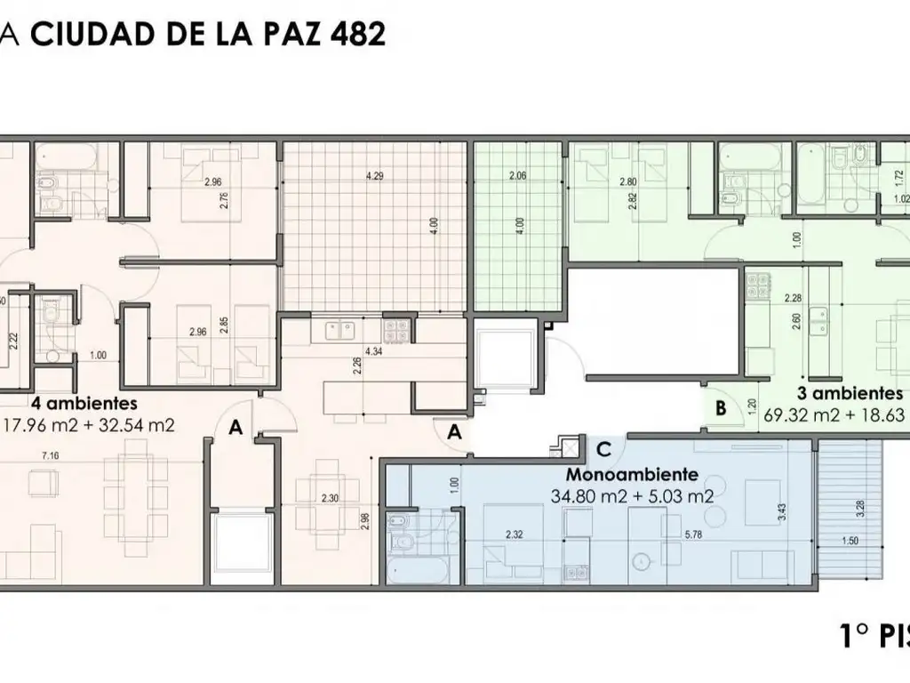 COLEGIALES | 1, 3 y 4 ambientes. Terraza con parri - Foto 17
