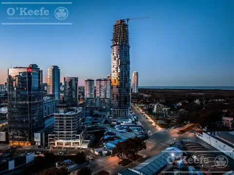 Departamento en obra en Madero Harbour con vista panorámica al río y ciudad  Puerto Madero