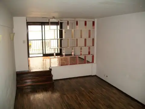 Departamento monoambiente 43mts  Balcon y Baulera
