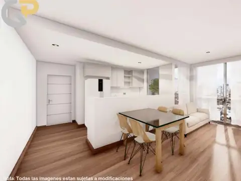 Departamento 2 ambientes con 1 baño