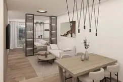 Mínimo anticipo y cuotas en pesos de 1 Dormitorios