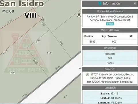 Av Del Libertador 17700