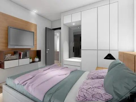 Departamento 2 ambientes con 1 baño