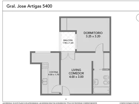 Departamento en Alquiler de 1 dormitorio