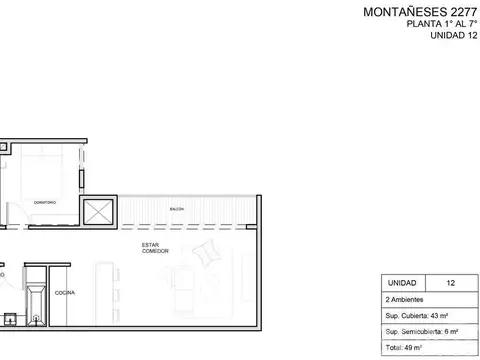 Departamento - Belgrano