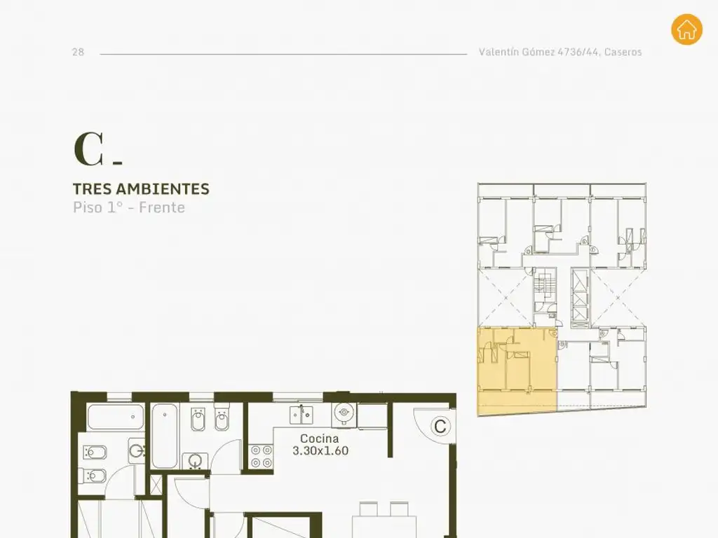 Venta departamentos Valentín Gómez Caseros - Foto 12
