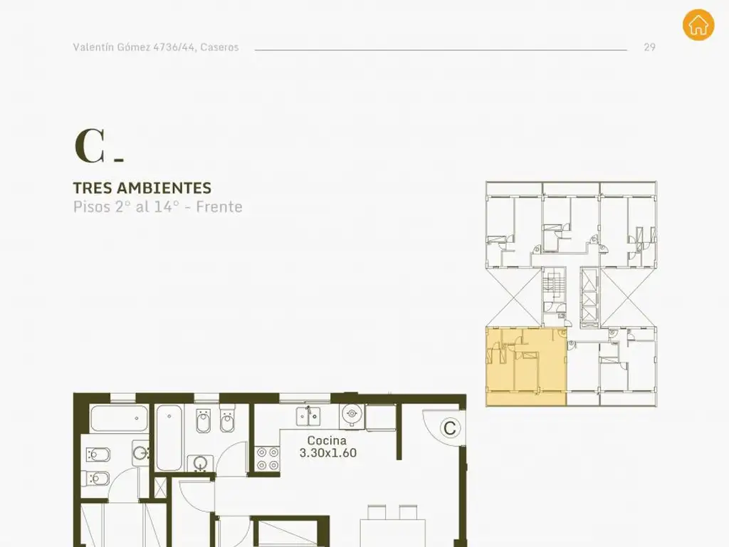 Venta departamentos Valentín Gómez Caseros - Foto 13