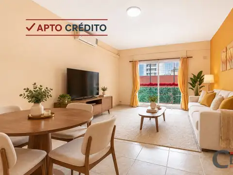 Departamento 4 Ambientes al Frente con Balcón y Escritorio – Apto Crédito. Próximo a Metrobús.