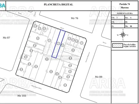 Terreno en Venta en Moreno, USD 500.000