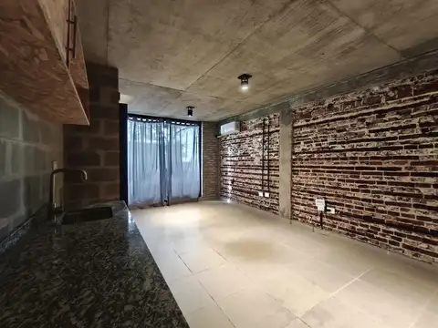 departamento monoambiente en alquiler de diseño industrial en Barrio Luis Agote Rosario