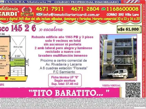 TITO BARATITO 2 amb segundo por escalera