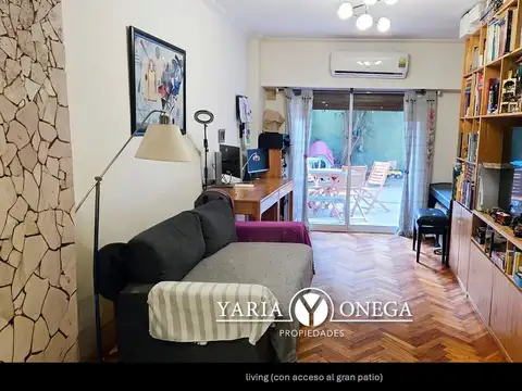 Lindo y moderno depto en PB ¡con gran patio! Bajas expensas
