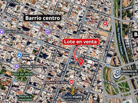 Terreno en Venta en Centro, USD 140.000