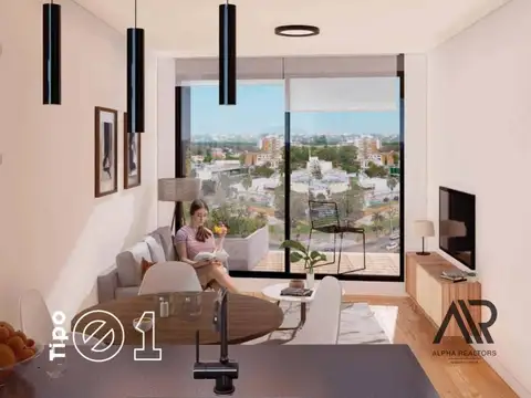 Departamento 3 ambientes con 1 baño