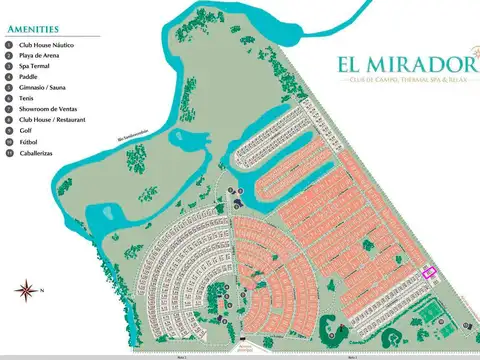 Terreno en venta - 1.950Mts2 - Club de Campo El Mirador
