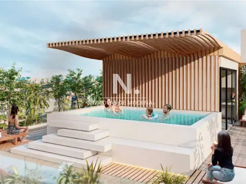 Departamento 2 ambientes con 1 baño