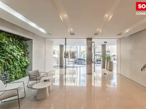 Departamento en  venta de 3 ambientes al frente, piso 6 con balcón en Caballito
