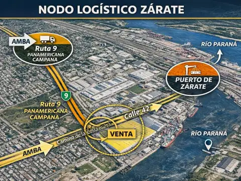 Venta Complejo logistico Triple AAA | 15.000 m² en Zárate | Escala Única