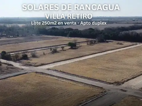 Lote 250m2 Solares De Rancagua - Apto Dúplex