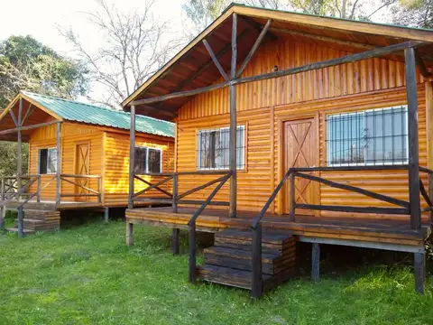 Cabañas de madera camino a Liebig