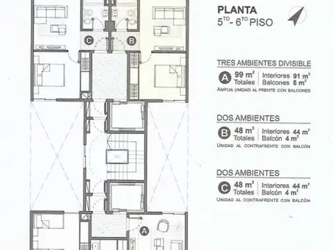 Departamento en Venta de 1 dormitorio