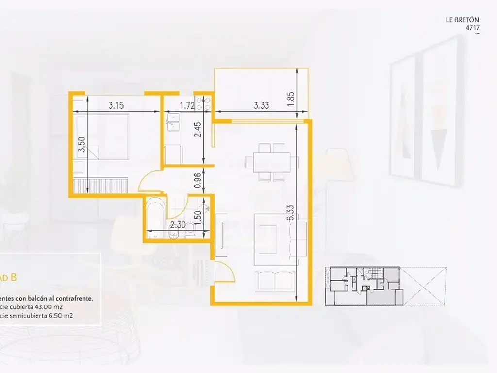 Emprendimiento en Villa Urquiza - Etapa: En construcción