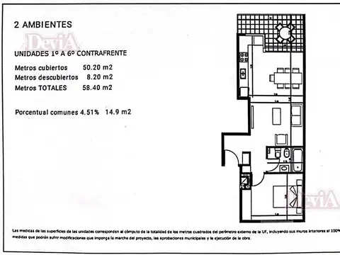 Departamento en Venta al Noreste
