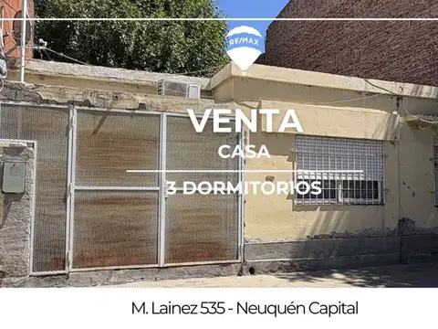 CASA PLANTA BAJA EN VENTA CENTRO NEUQUEN CAPITAL 