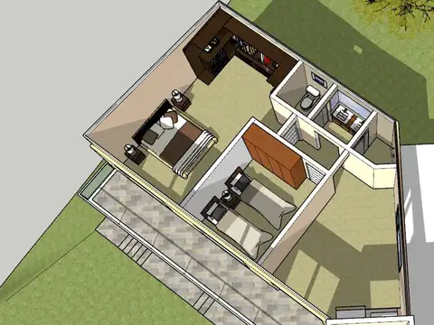 Casa con Vista al Beagle y Obra Avanzada