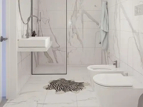 Departamento 3 ambientes con 2 baños