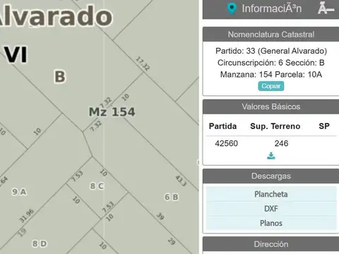 Terreno en Venta en Miramar, USD 37.000