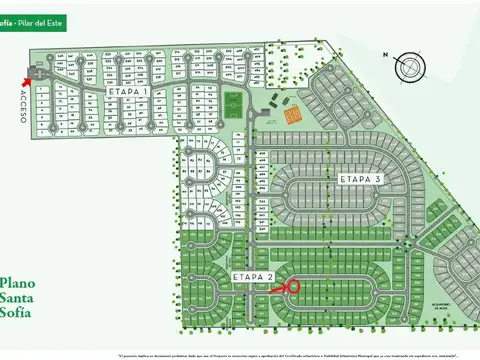 Terreno en Venta en Pilar Del Este - Santa Sofia, USD 43.000